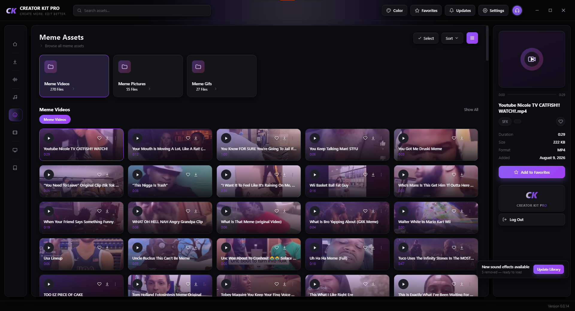 Creator Kit Pro Desktop App (CKPro) — Ultimate Content Creator Asset App (WINDOWS ONLY)