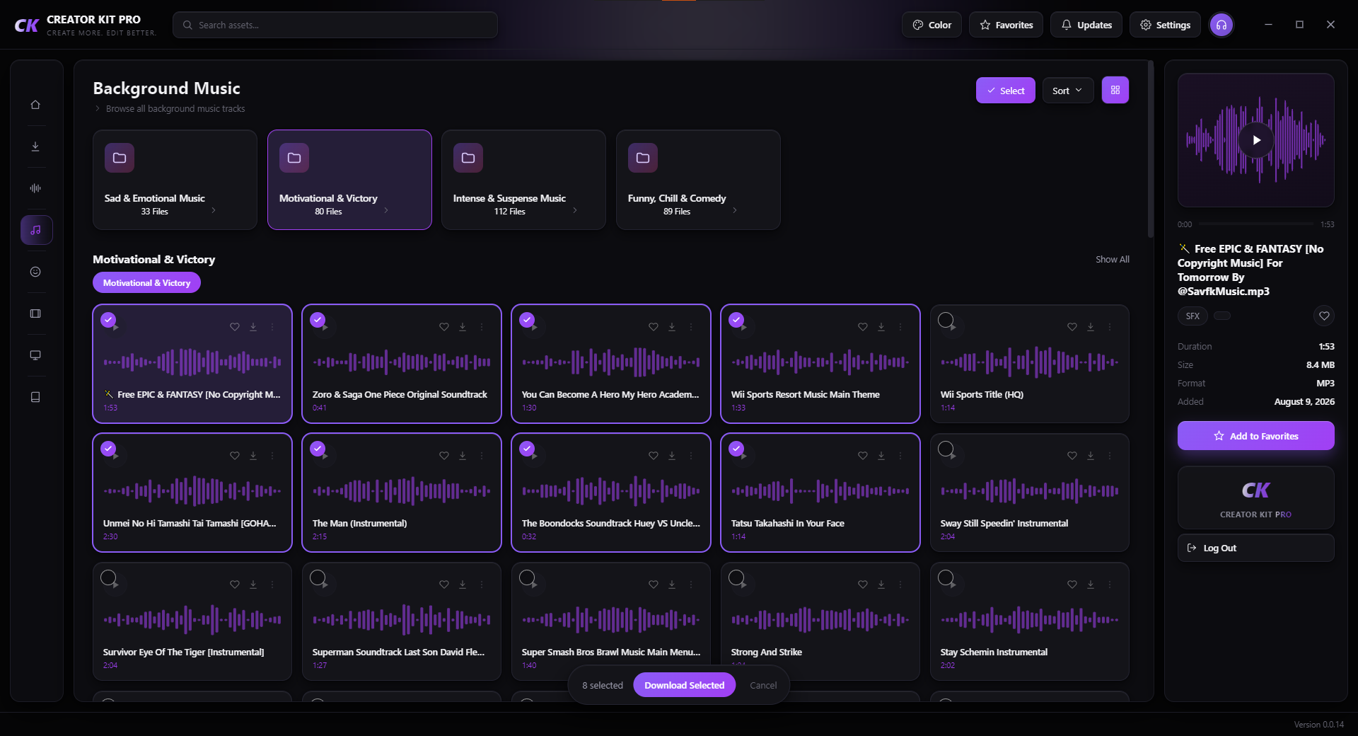 Creator Kit Pro Desktop App (CKPro) — Ultimate Content Creator Asset App (WINDOWS ONLY)